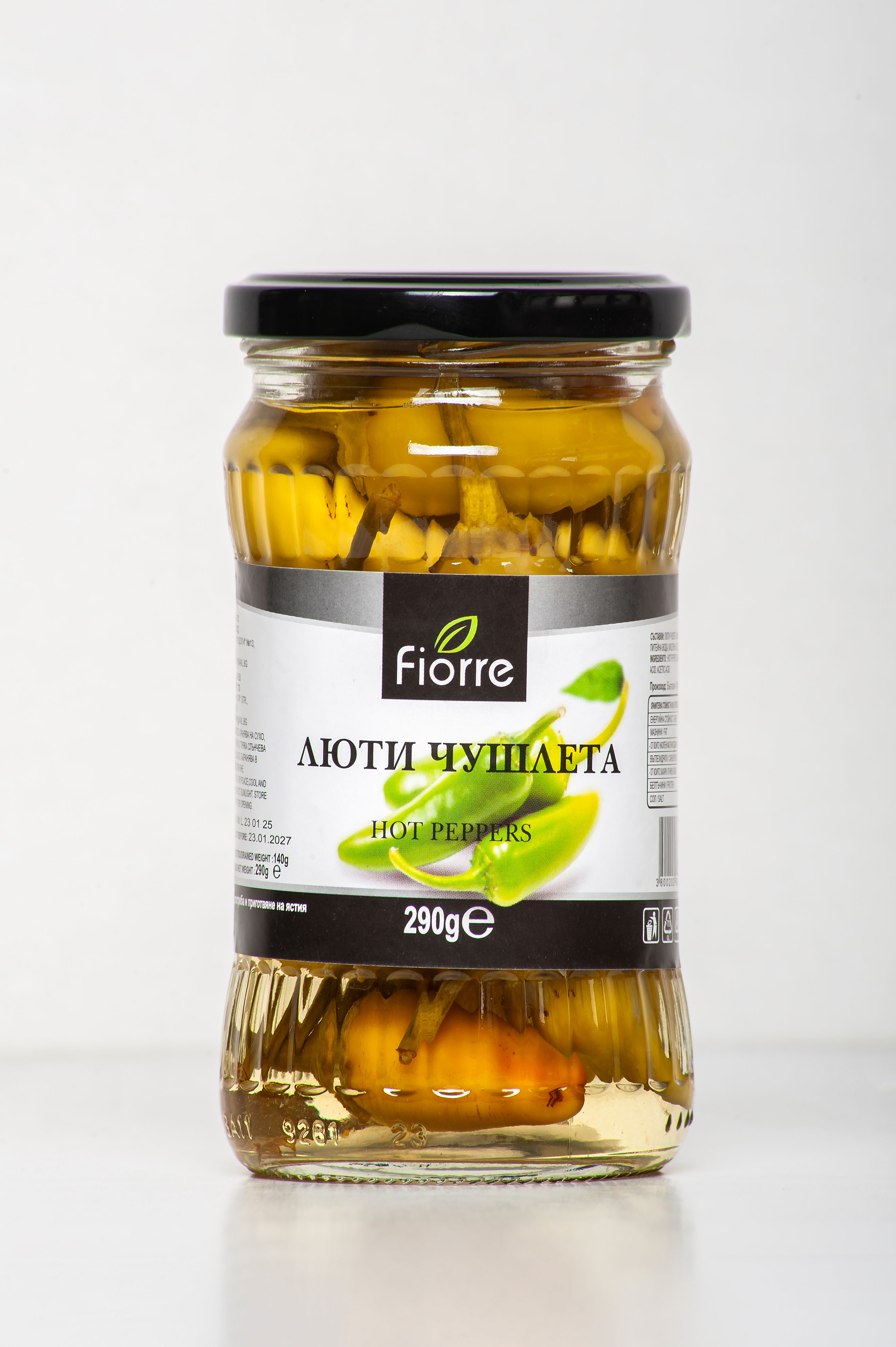 Люти чушлета -шипка-бяла "Fiorre" 314гр
